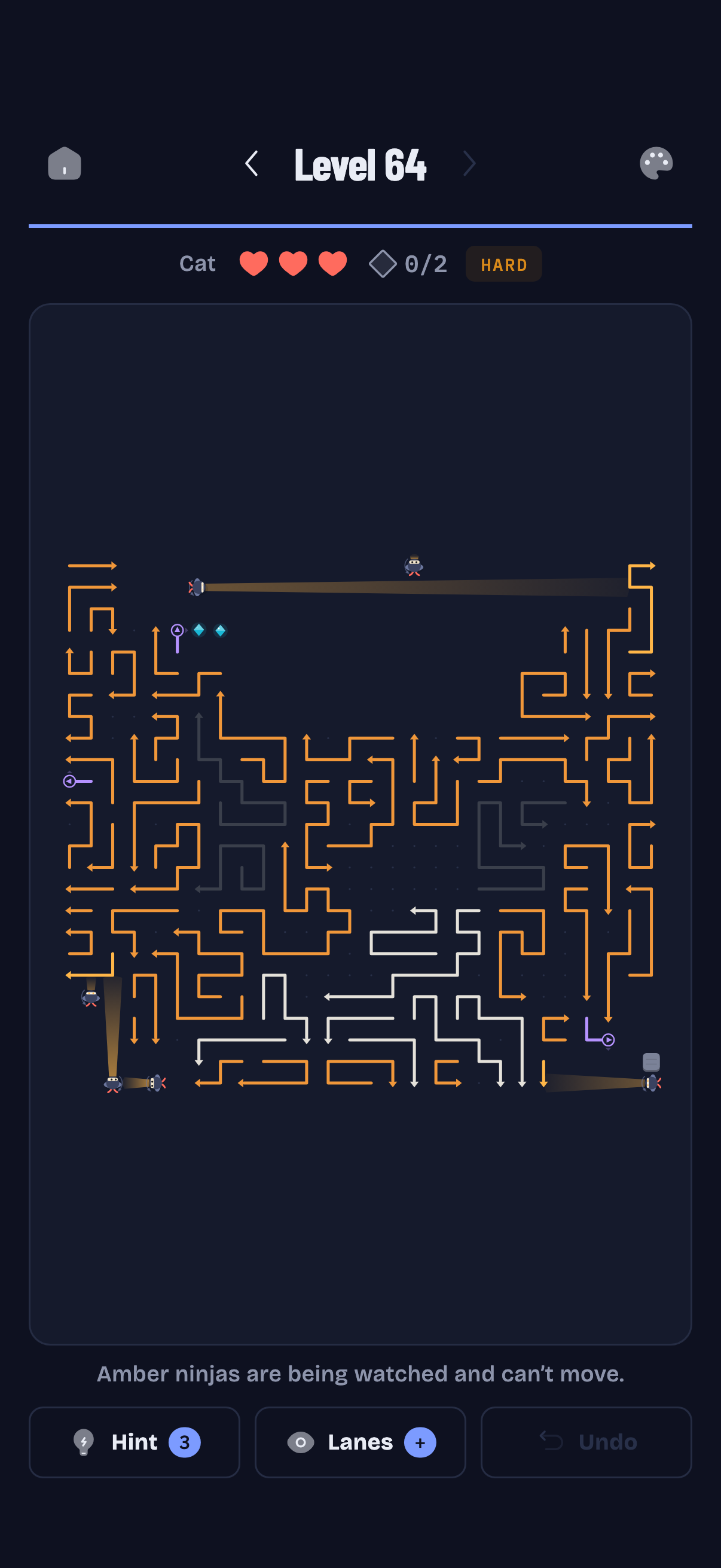 Arrow Assassin Level 64 in the actual Night theme